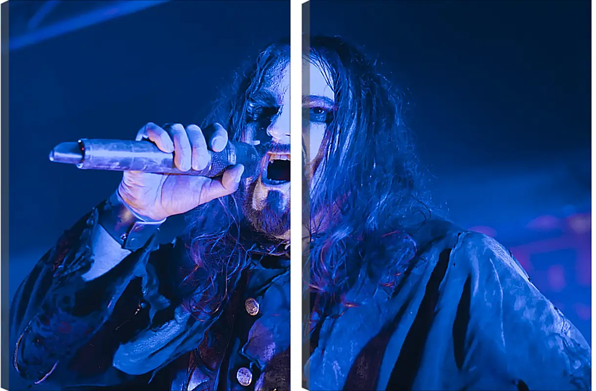 Powerwolf PowerwolfЛичности<br>Модульная картина из 2 частей . Любые размеры и конфигурации на выбор. Материал печати: натуральный холст.<br>Размер: 90x59 см., 120x79 см., 150x98 см.;