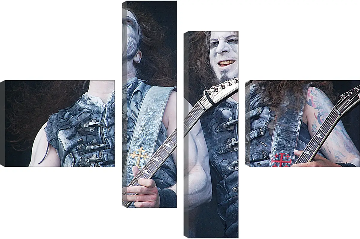 Powerwolf PowerwolfЛичности<br>Модульная картина из 4 частей . Любые размеры и конфигурации на выбор. Материал печати: натуральный холст.<br>Размер: 90x60 см., 120x80 см., 150x100 см.;