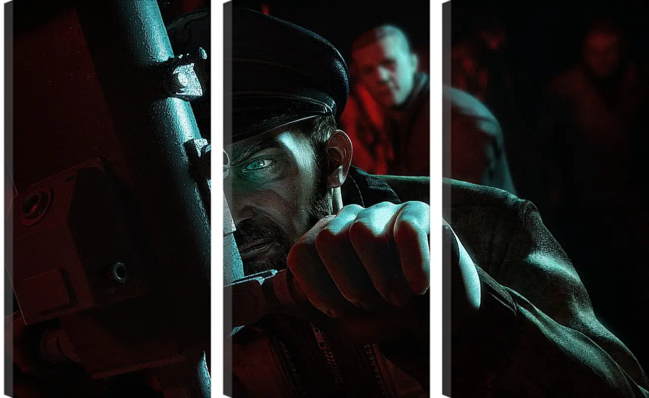 Silent Hunter Silent HunterВидео игры<br>Модульная картина из 3 частей . Любые размеры и конфигурации на выбор. Материал печати: натуральный холст.<br>Размер: 90x55 см., 120x74 см., 150x92 см.;
