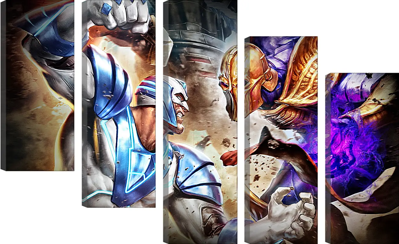 Champions ChampionsВидео игры<br>Модульная картина из 5 частей . Любые размеры и конфигурации на выбор. Материал печати: натуральный холст.<br>Размер: 90x55 см., 120x73 см., 150x92 см.;
