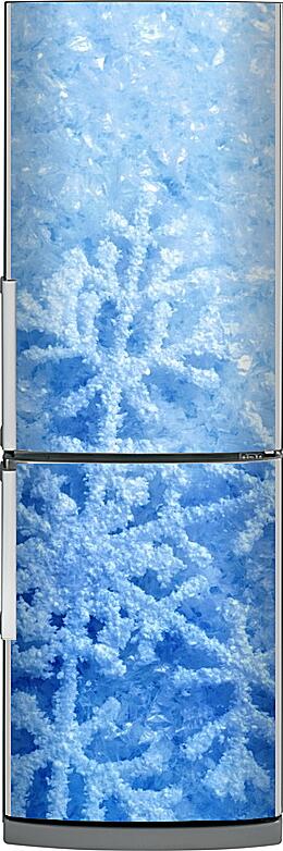 Магнитная панель на холодильник - Зимние узоры