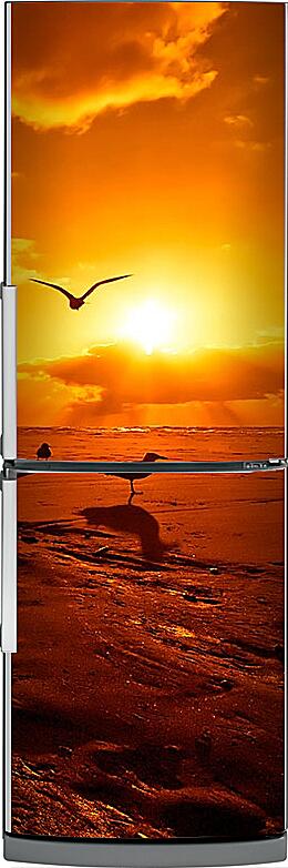 Магнитная панель на холодильник - Красивый закат