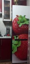 Магнитная панель на холодильник - Клубника