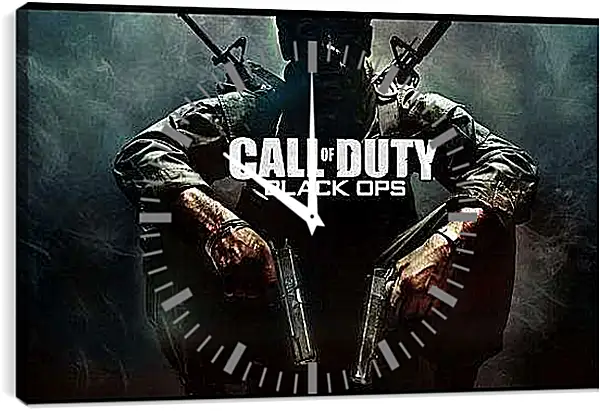 Часы картина - Call Of Duty: Black Ops