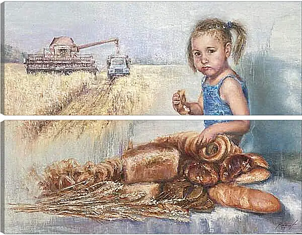 Модульная картина - Праздник хлеба
