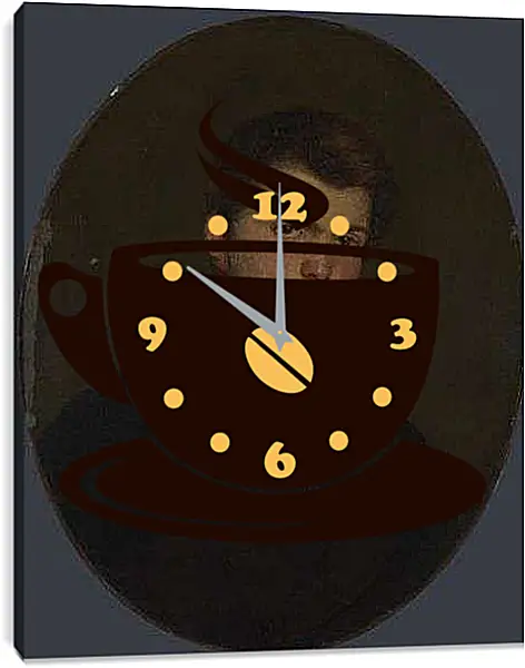 Часы картина - Abel Widmer. Эжен Делакруа