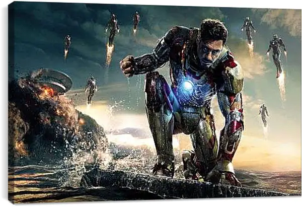 Постер на подрамнике - Железный человек. Iron Man