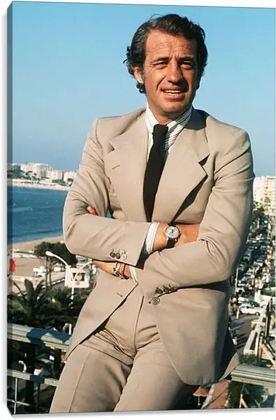 Постер на подрамнике - Жан-Поль Бельмондо. Jean-Paul Belmondo