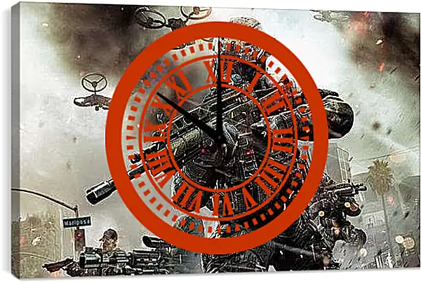 Часы картина - Call Of Duty: Black Ops II