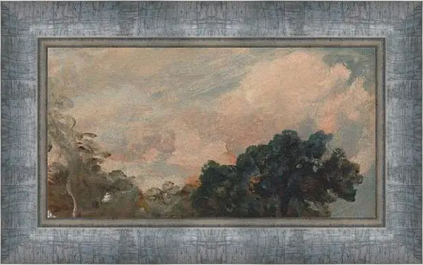 Картина в раме - Cloud Study with Trees. Джон Констебл
