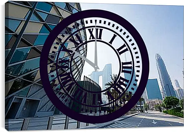 Часы картина - Coca-Cola Arena. ОАЭ