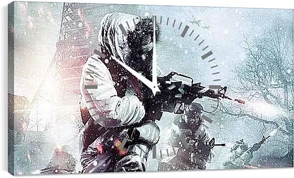 Часы картина - Call Of Duty: Black Ops
