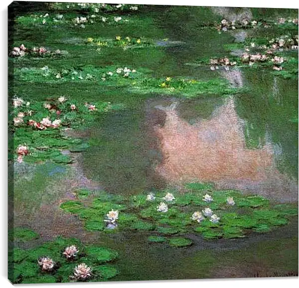 Постер на подрамнике - The Water Lillie. Клод Моне