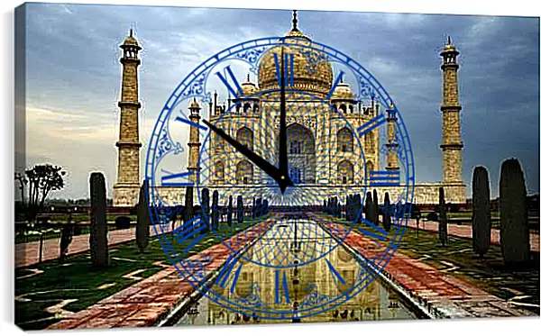 Часы картина - Тадж-Махал 1. Индия