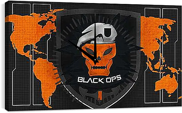 Часы картина - Call Of Duty: Black Ops