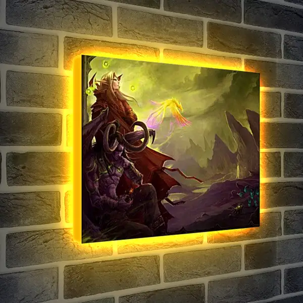 Лайтбокс световая панель - World Of Warcraft