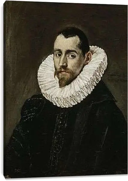 Постер на подрамнике - A Nobleman. Эль Греко
