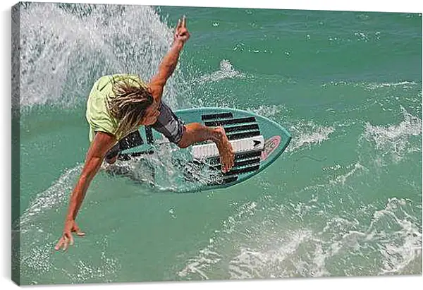 Постер на подрамнике - Сёрфингист