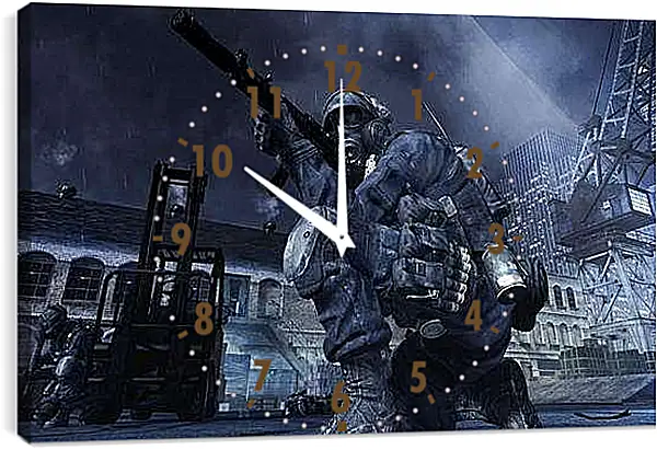 Часы картина - Call Of Duty