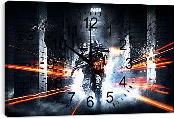 Часы картина - Battlefield 3