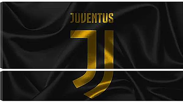 Модульная картина - Эмблема Ювентус. Juventus.