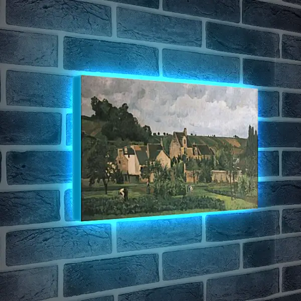 Лайтбокс световая панель - Эрмитаж в Понтуазе. Камиль Писсарро