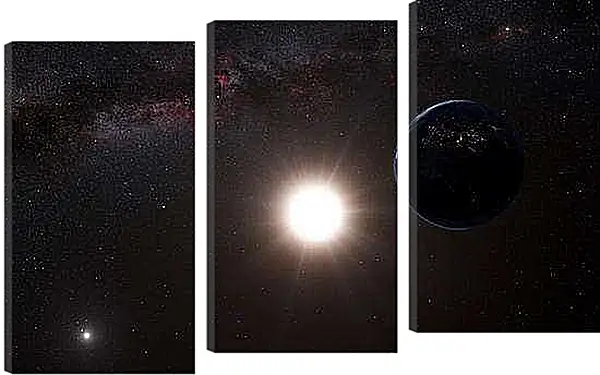 Модульная картина - Космос