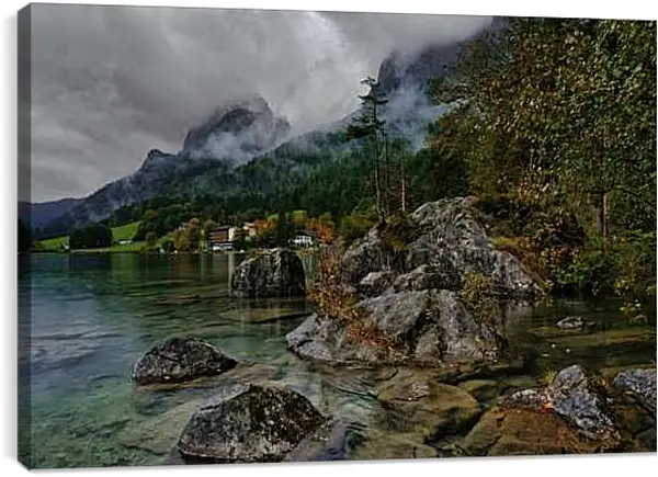 Постер на подрамнике - Горы и камни