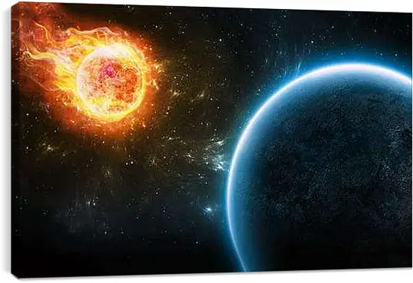 Постер на подрамнике - Космос