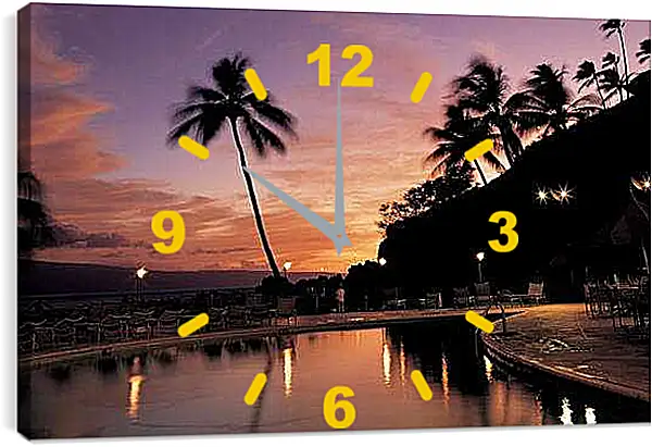 Часы картина - Лето