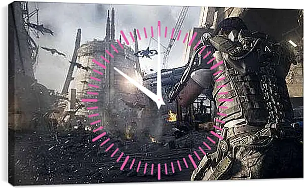Часы картина - Call Of Duty: Advanced Warfare