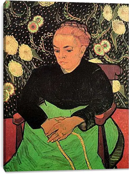 Постер на подрамнике - Madame Roulin Rocking the Cradle La Berceuse. Винсент Ван Гог