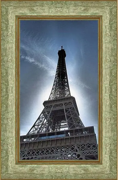 Картина в раме - Эйфелева башня