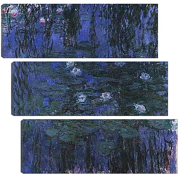 Модульная картина - Кувшинки. Эдуард Мане