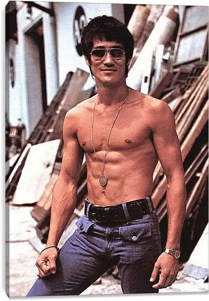 Постер на подрамнике - Брюс Ли (Bruce Lee)