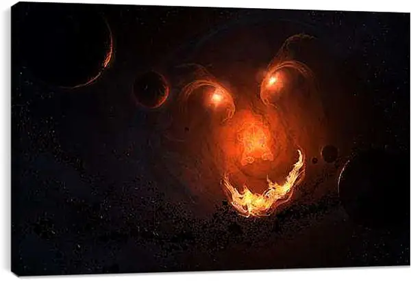 Постер на подрамнике - Космос