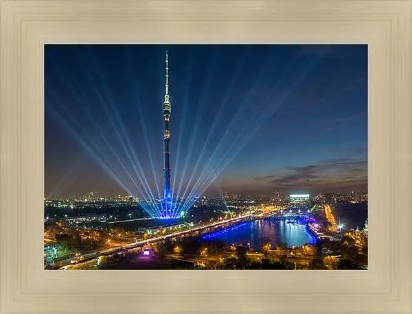 Картина в раме - ВДНХ Останкинская башня