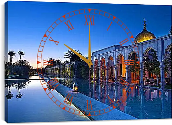 Часы картина - Марокко