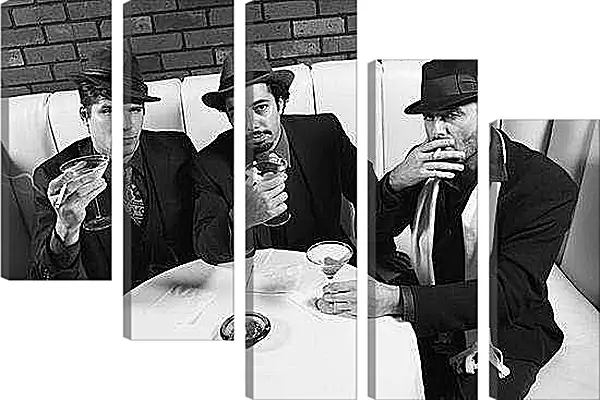 Модульная картина - Ганстеры в баре
