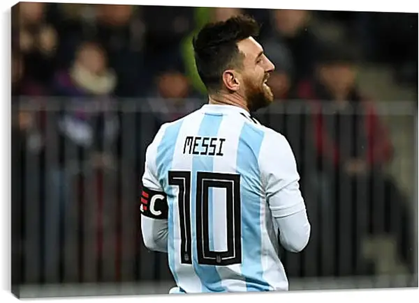 Постер на подрамнике - Лионель Месси