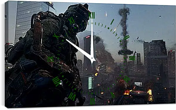 Часы картина - Call Of Duty: Advanced Warfare