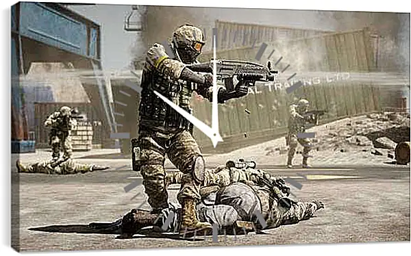 Часы картина - Battlefield: Bad Company 2