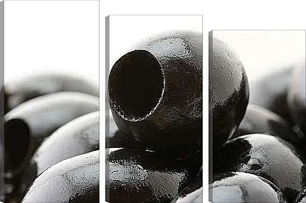 Модульная картина - Маслины без косточек. Черные Оливки.