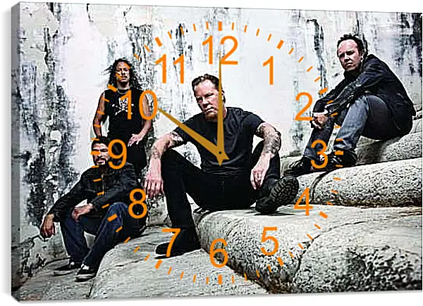 Часы картина - Металлика. Metallica