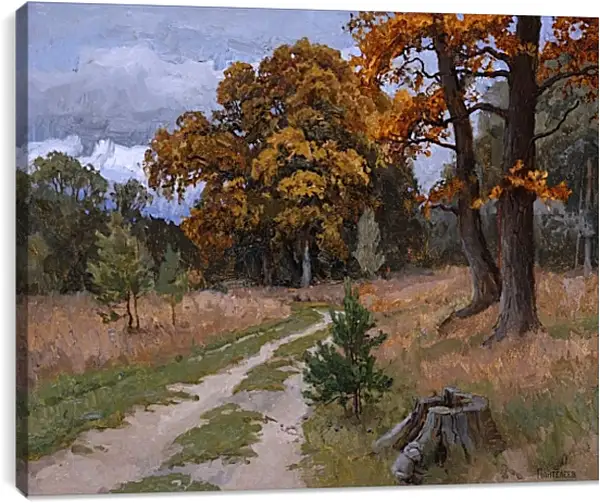 Постер на подрамнике - Поздняя осень