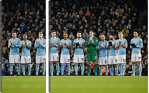 Модульная картина - ФК Манчестер Сити. FC Manchester City