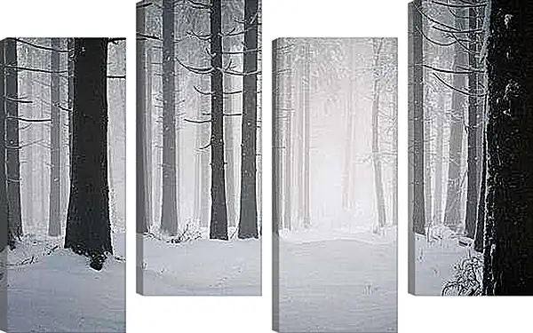 Модульная картина - Зима