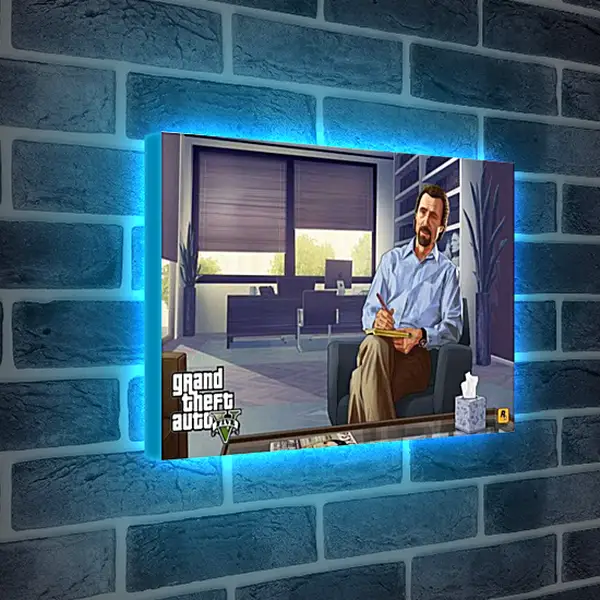 Лайтбокс световая панель - Grand Theft Auto V
