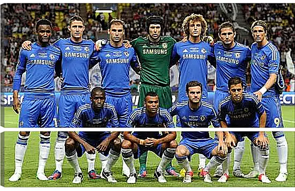 Модульная картина - Фото перед матчем ФК Челси. FC Chelsea
