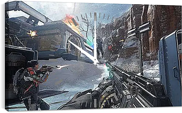 Часы картина - Call Of Duty: Advanced Warfare